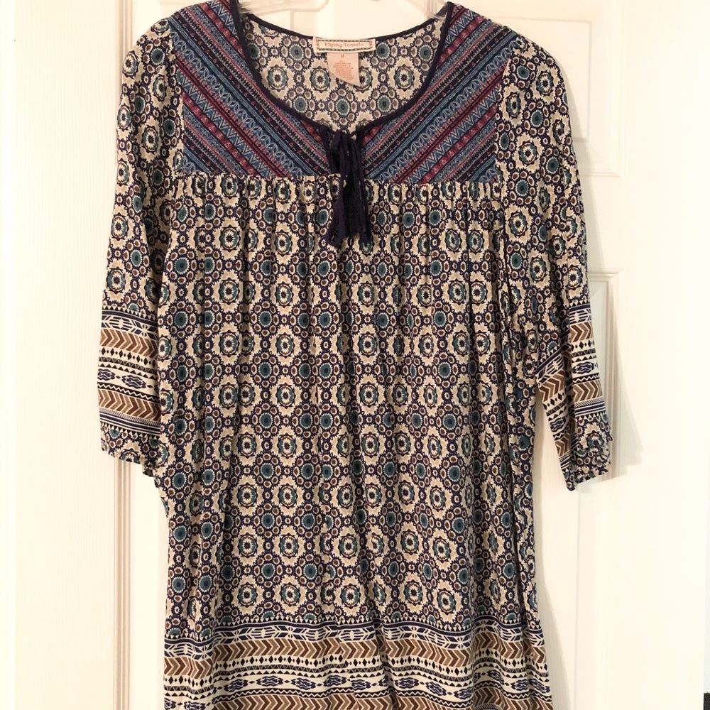 Boho shift dress